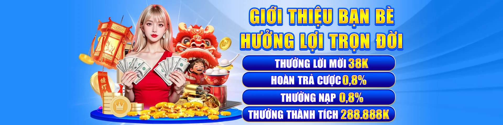 Biểu ngữ kêu gọi hành động tham gia VIP xin888
